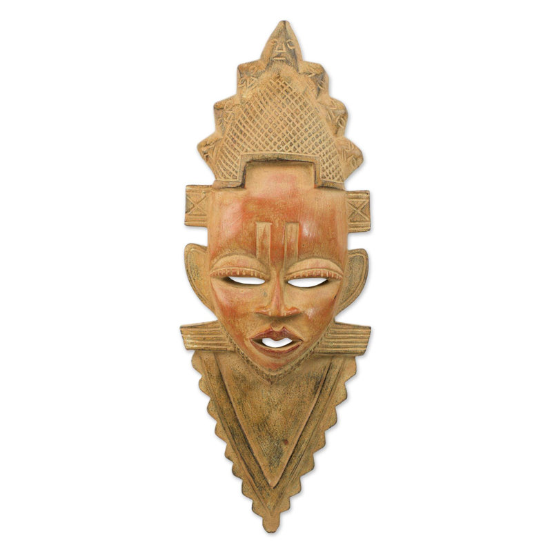 Bloomsbury Market Festac Celebration African Wood Mask Wall Décor Wayfair